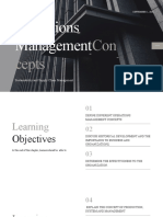 CHAPTER 1 - Introduction To Operations Management