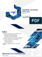 Conversión D/A y A/D. Ejemplos de aplicaciones