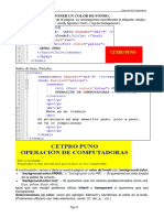 Cómo cambiar el color de fondo y texto en HTML