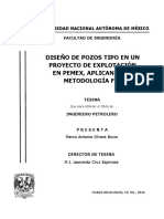 DISEÑO DE POZOS TIPO EN UN PROYECTO DE EXPLOTACIÓN EN PEMEX, APLICANDO LA METODOLOGÍA FEL