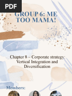 Corporate Strategy Vertical Intergration Diversification