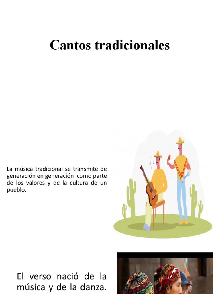 Cantos Tradicionales Pdf Las Artes Escénicas Musica Latinoamericana