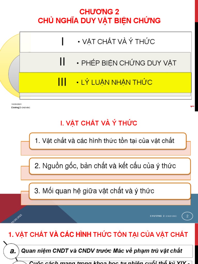 Chương 2 Chủ Nghĩa Duy Vật Biện Chứng | PDF