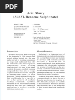 Acid Slurry (Alkyl Benzene Sulphonate)