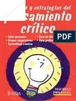 TECNICAS Y ESTRATEGIAS DEL PENSAMIENTO CRITICO Priestley