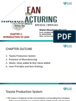 Chapter 1 Introduction To Lean Manufacturing