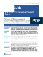 MS-700 Managing Microsoft Teams Study Guide