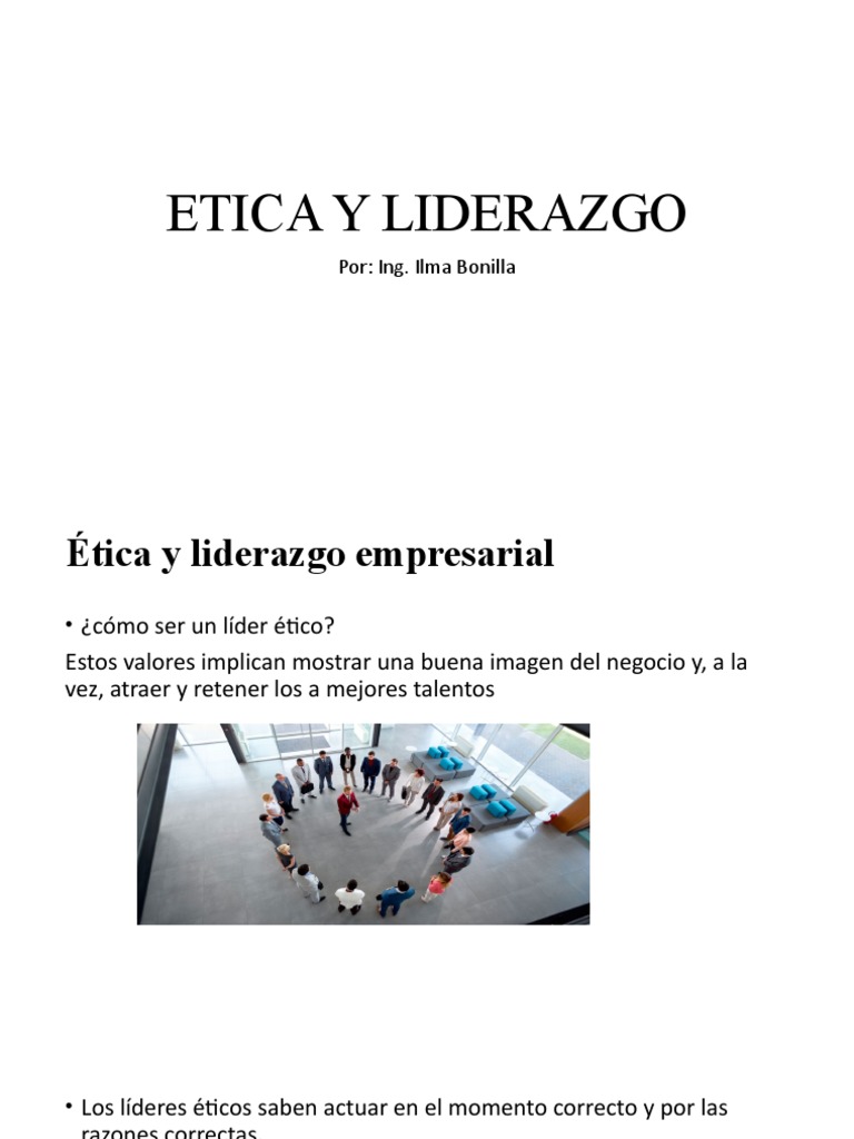 Etica y Liderazgo | PDF | Liderazgo