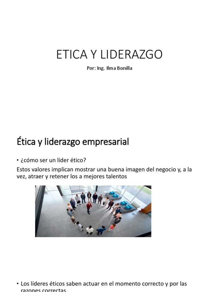 Etica y Liderazgo | PDF | Liderazgo