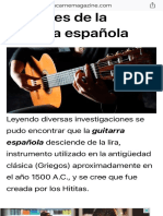 Orígenes de La Guitarra Española - LaCarne Magazine