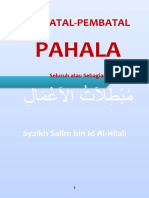 Pembatal-Pembatal Pahala - Syaikh Salim Al-Hilali