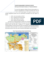 Report of Marine Integrated Management Workshop