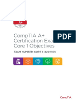 CompTIA A 220-1101 Exam Objectives