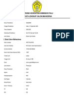 Biodata Calon Mahasiswa 10 September 2022