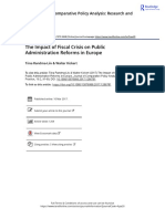 Randma-Liiv - Kickert - 2017 - The Impact of Fiscal Crisis On Public Administration Reforms in Europe