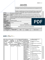 Perfil Monodisciplinario Arquitectura