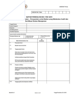 Checklist ISO IEC 17021-2015 Conformity Assessment