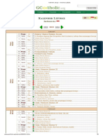 Kalender Liturgi - Indonesia (2023)