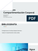 Compartimentación acuosa y electrolitos corporales