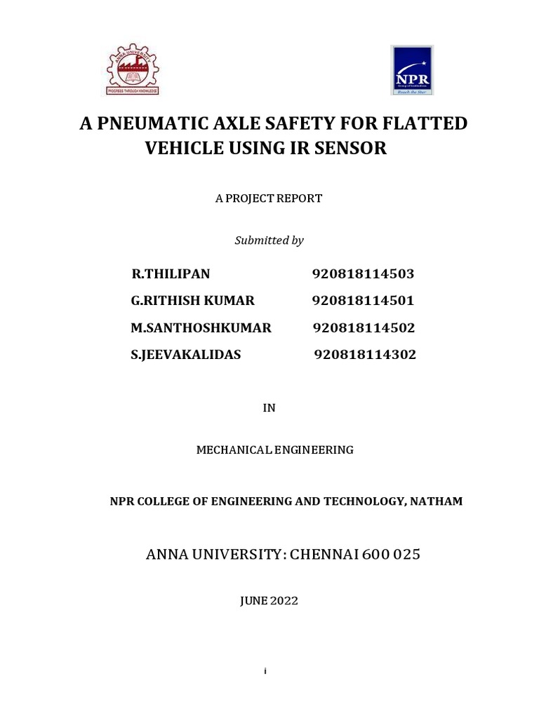Pneumatic Project | Download Free PDF | Pneumatics | Mechanical Engineering