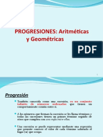 Progresiones Aritméticas y Geométricas