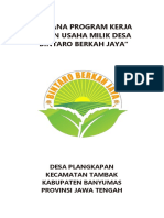 Program Kerja BUMDesa Bintaro Berkah Jaya Plangkapan 2021