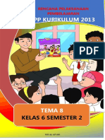 RPP Kurikulum 2013: Kelas 6 Semester 2