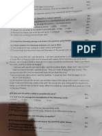 Do as directed questions on grammar and language conceptsTITLE Reading comprehension passage about a prince and writer TITLE Poem analysis of "Turn, turn thy hasty foot aside