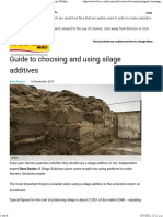 Guide To Choosing and Using Silage Additives - Farmers Weekly