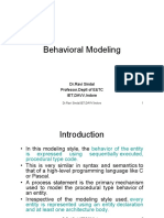 Slide 3 - Behavioral Modeling