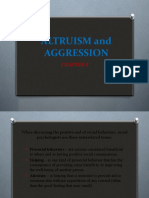 Chapter 8 - Altruism and Aggression