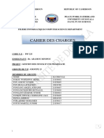 Tpe Inf 223 Groupe 13 - Cahier de Charge Bon