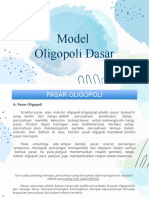 Model Oligopoli Dasar (Kelompok 3)