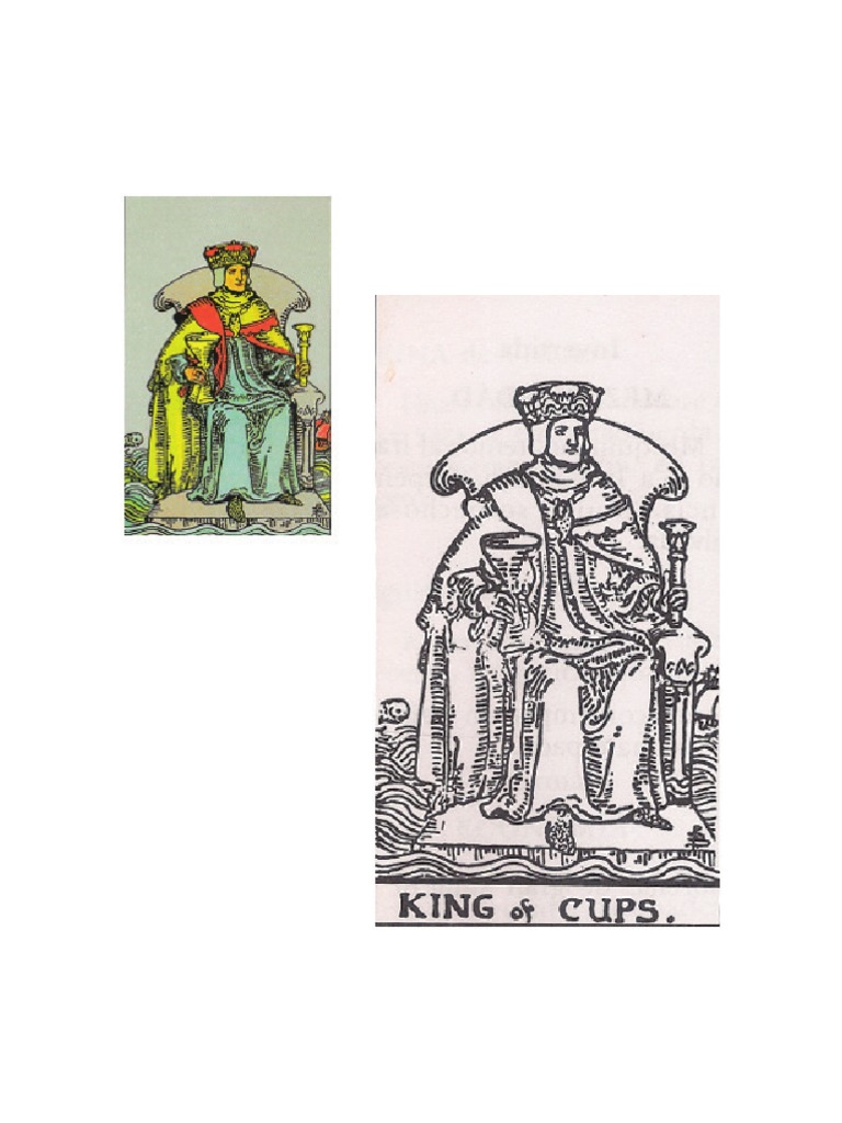 Rey de Copas - para Colorear | PDF