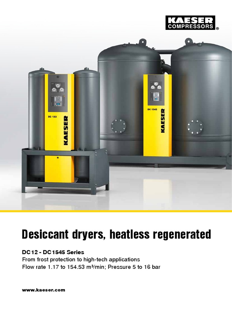 Brosur Heatless Dryer Kaeser | PDF | Clothes Dryer | Valve