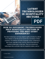 Latest Technologies in Hospitality Sectors