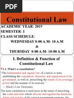 Constituional Law Powerpoint, 2012