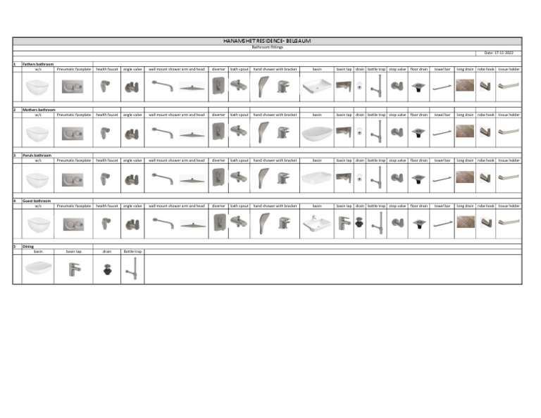 Bathroom Fittings PDF