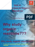 Introduction To Organic Reactions - Engr - Cena