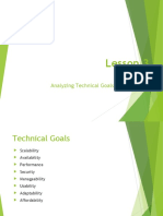 Lesson 3 - Analyzing Technical Goals and Tradeoffs