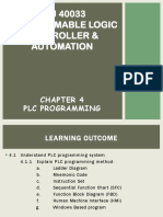 Chapter 4 - PLC PROGRAMMING