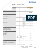Katalog MCCB Terasaki S160-SCJ Data Sheet