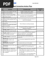 Med Corrective Action Plan