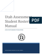 Data Management Student Rostering Manual