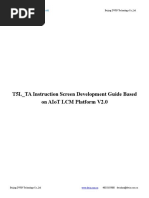 T5L TA AIoT LCM Platform Instruction Screen Development Guide