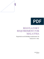 Medical Device regulatory requirements for Malaysia