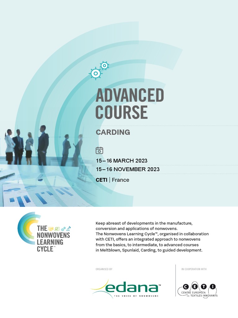 Advanced Carding 2022 PDF Nonwoven Fabric Fibers