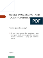 QUERY Processing and Relational Algebra