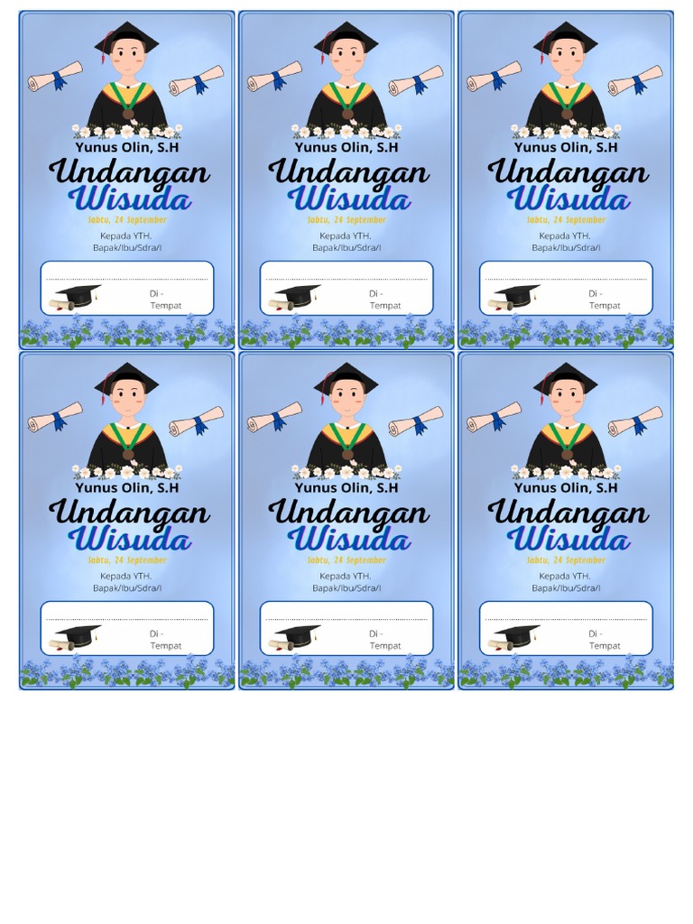 Undangan Wisuda | PDF