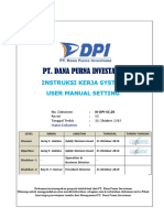 IK-DPI-SC.05 Instruksi Kerja System User Manual (Setting)